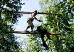 Bild: Kletterspaß im Freiburger Waldseilgarten